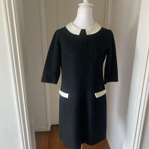 Vintage 1960 Black and White Women's Mini Dress